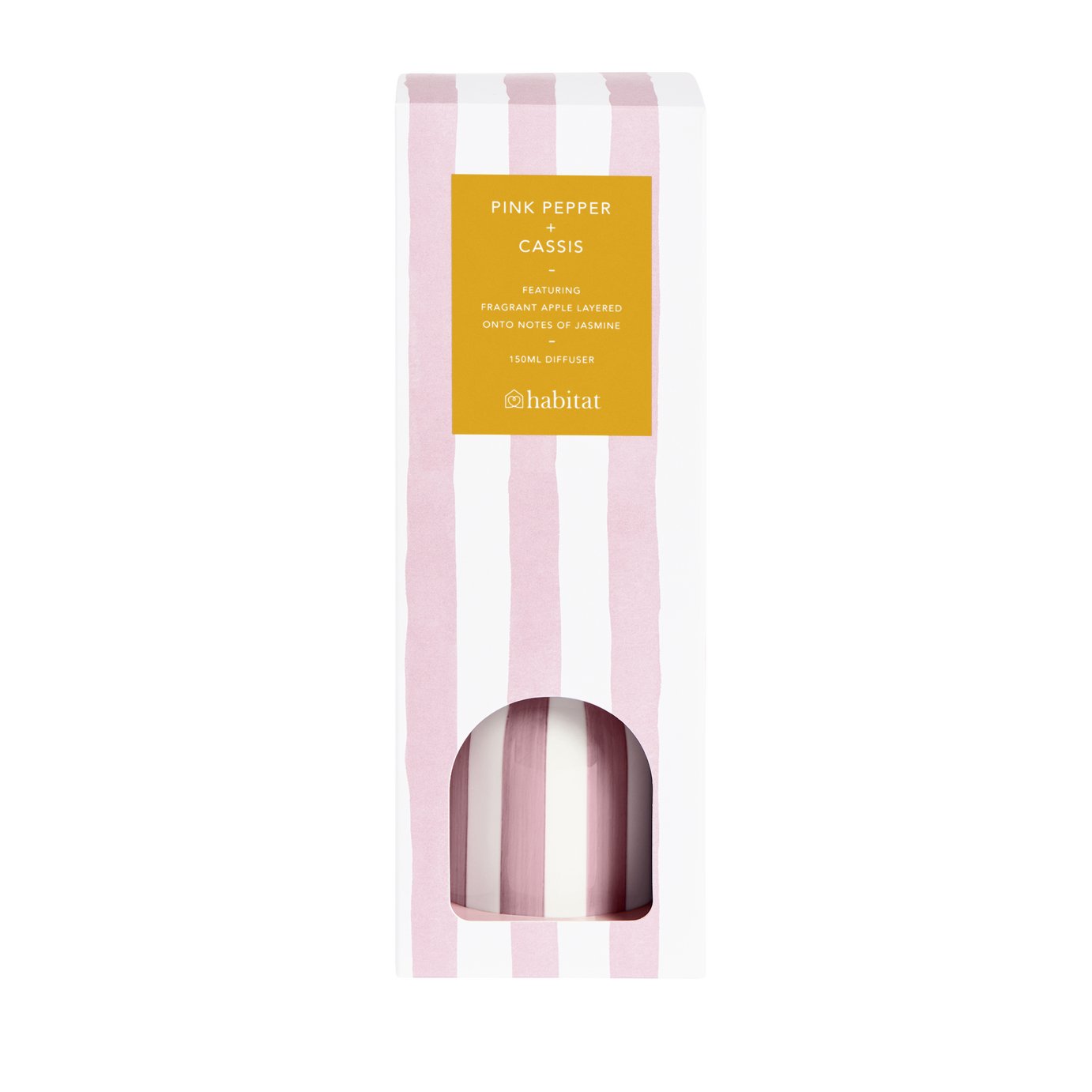 Habitat 150ml Ceramic Reed Diffuser - Pink Pepper & Cassis