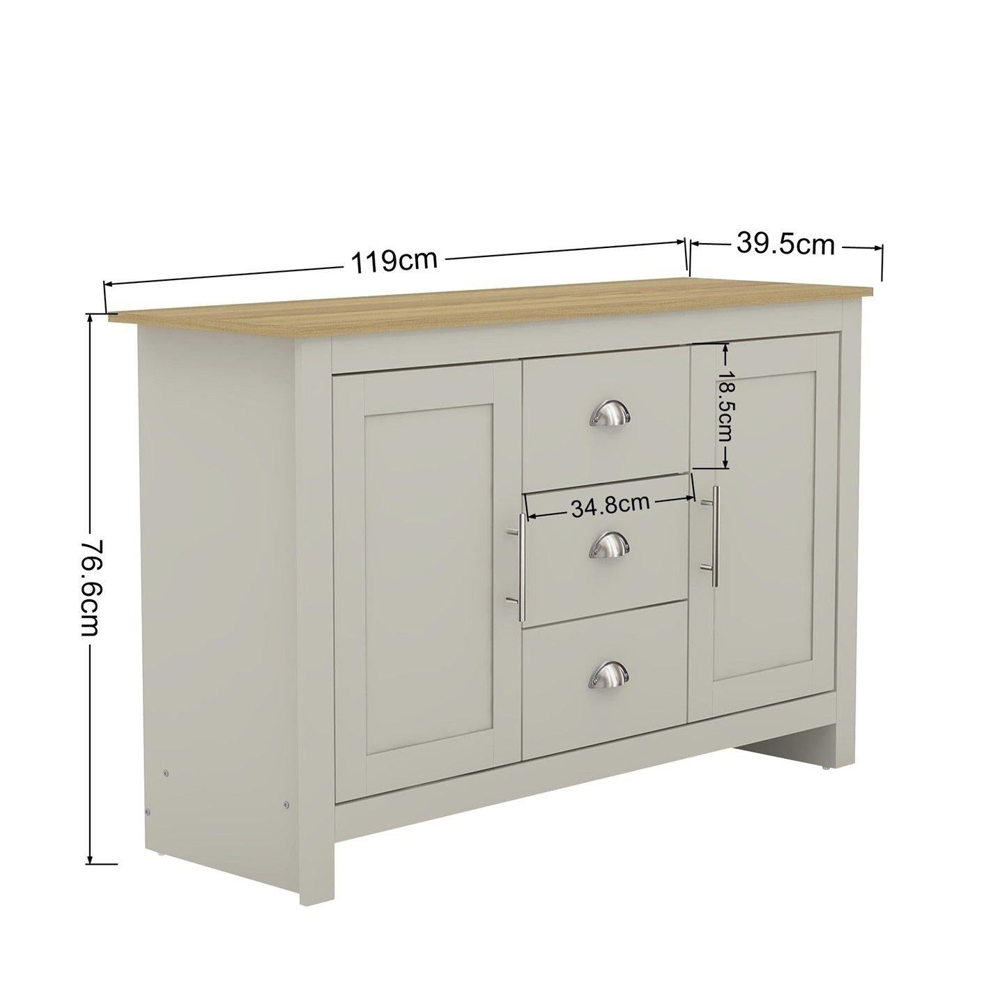 Sherbourne 3 Drawer Sideboard