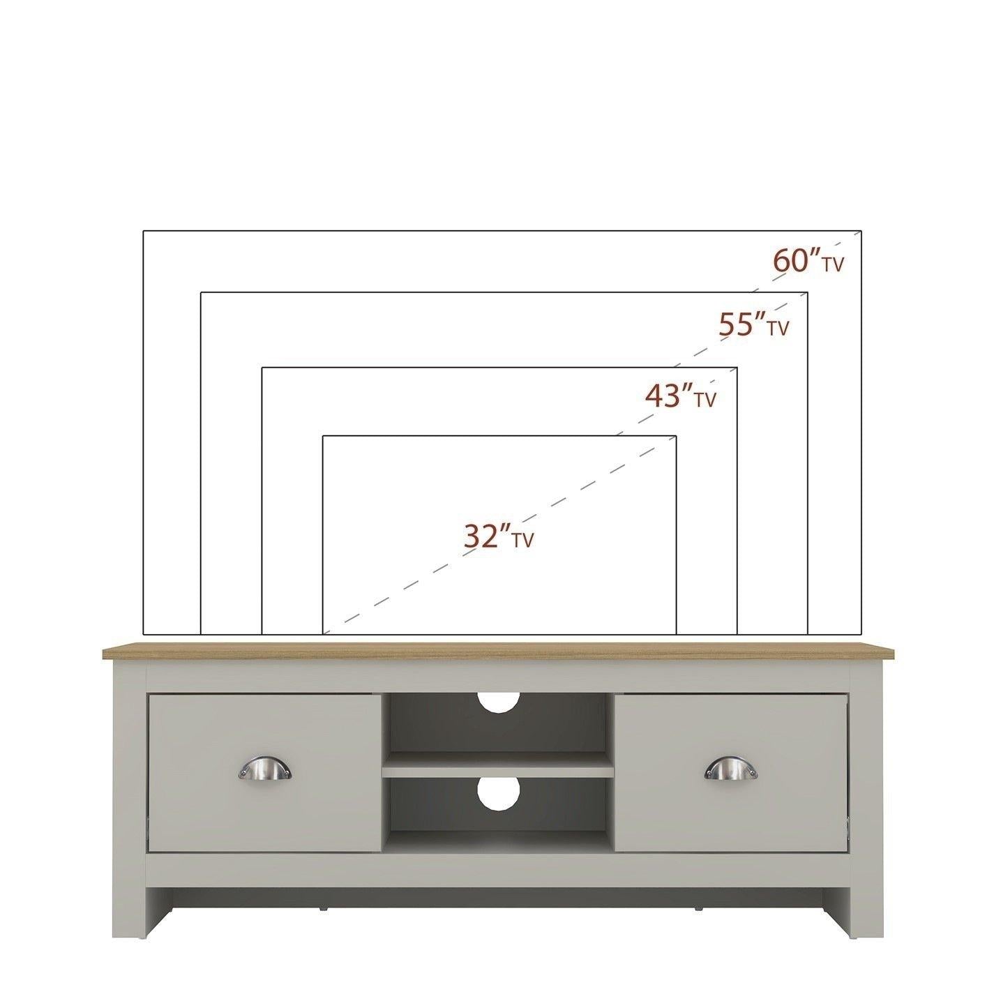 2 Drawer TV Unit