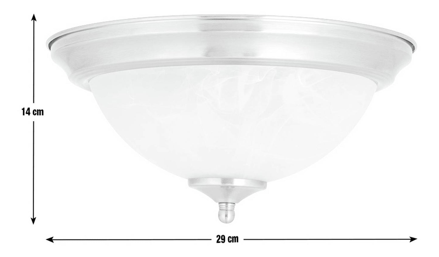Argos Home Alabaster Uplighter Flush Ceiling Light