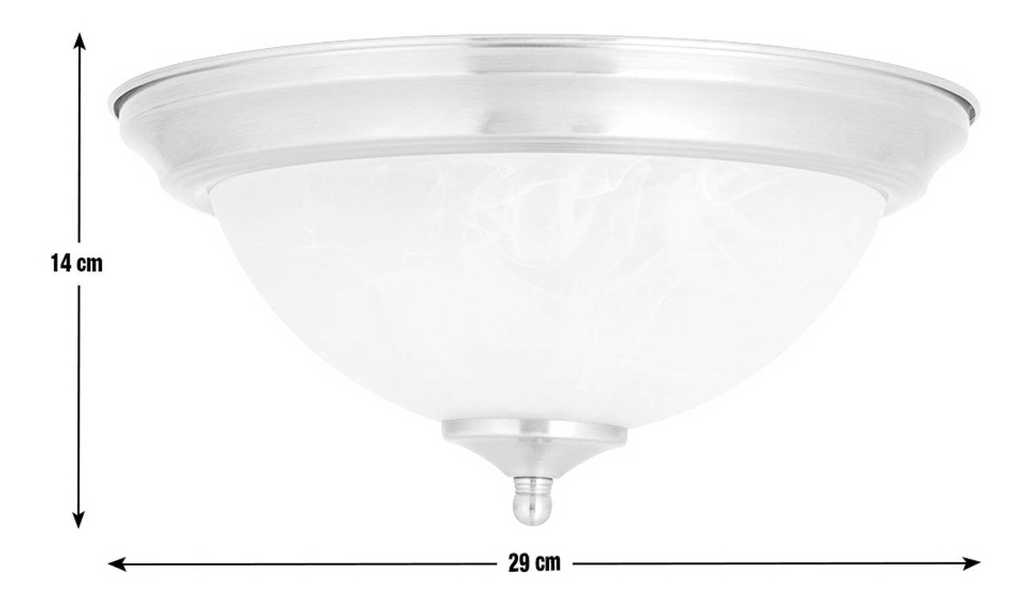 Argos Home Alabaster Uplighter Flush Ceiling Light