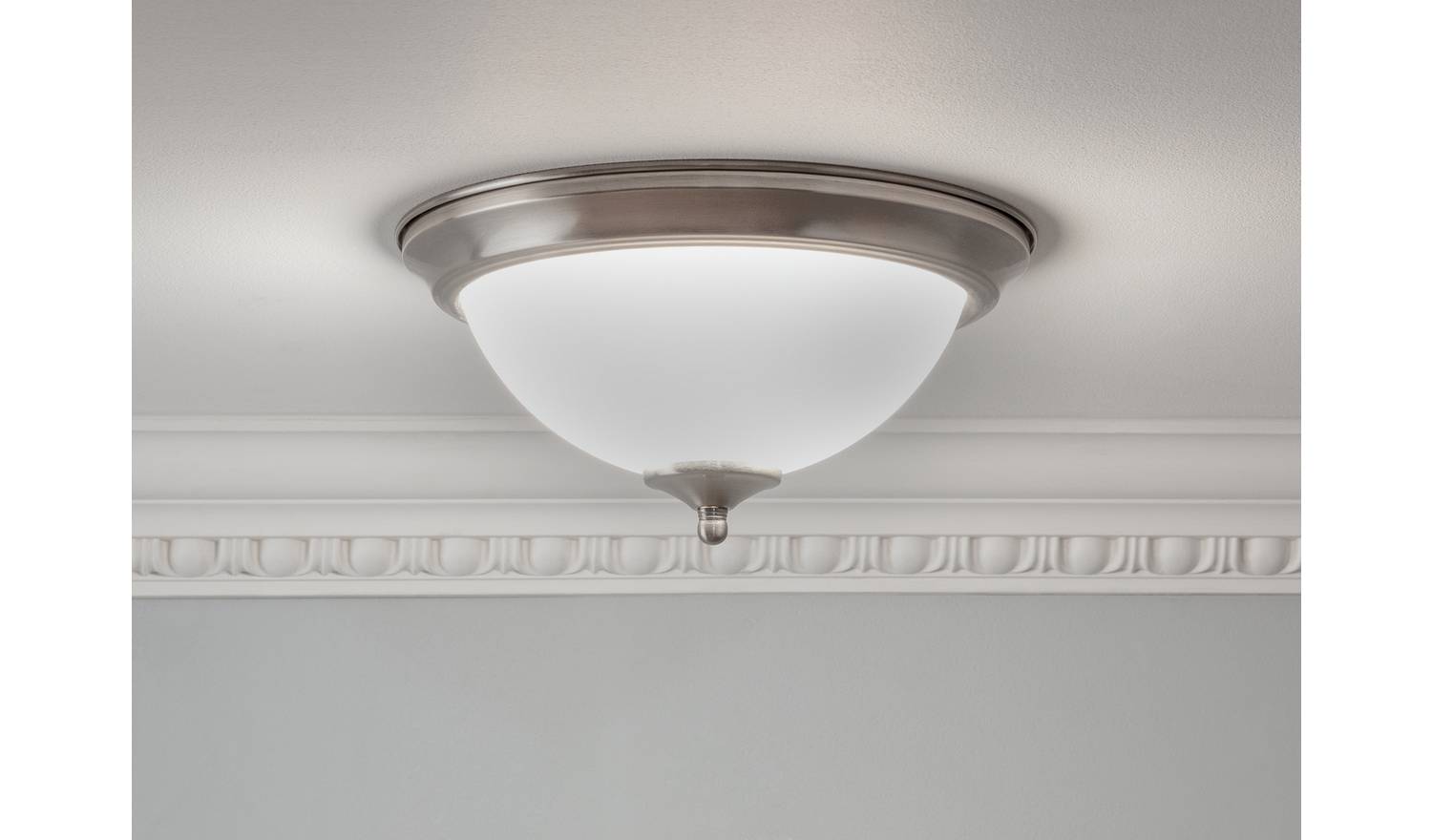 Argos Home Alabaster Uplighter Flush Ceiling Light
