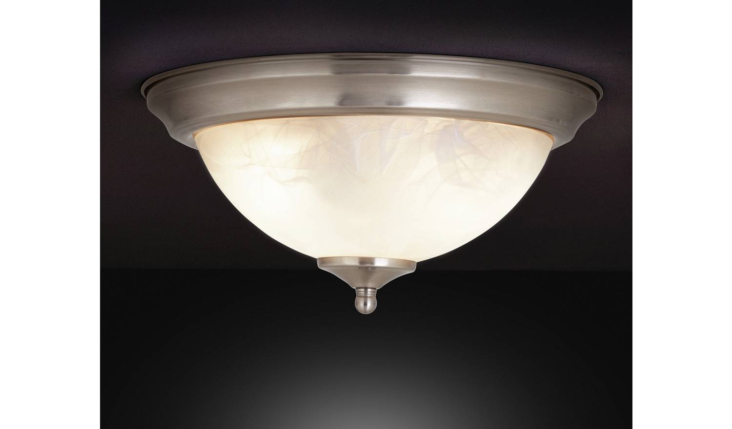 Argos Home Alabaster Uplighter Flush Ceiling Light