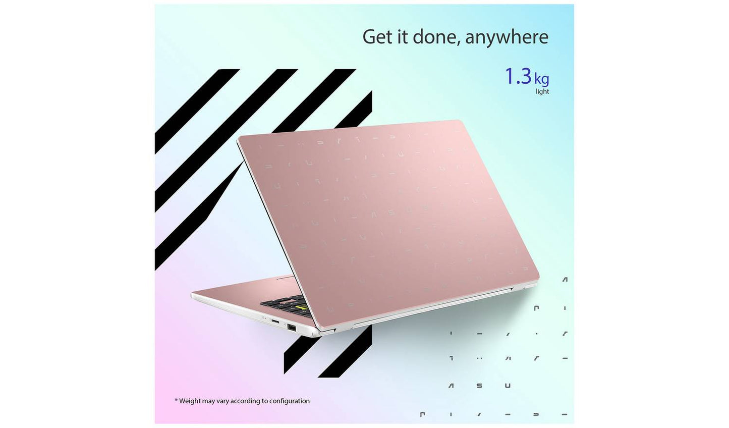 ASUS Vivobook E410 14in Intel Celeron 4GB 128GB Laptop- Pink