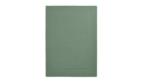 Habitat Simple Border Green Wool Cut Pile Rug - 120x170cm