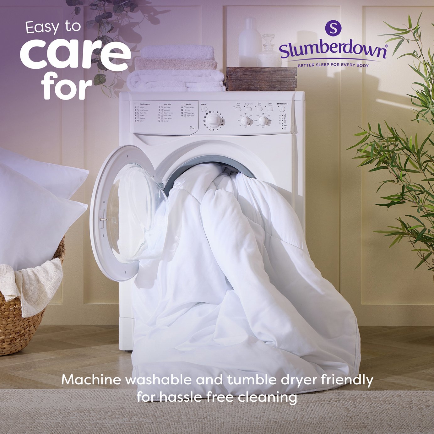 Slumberdown Soft & Huggable 7.5 Tog Duvet - Single