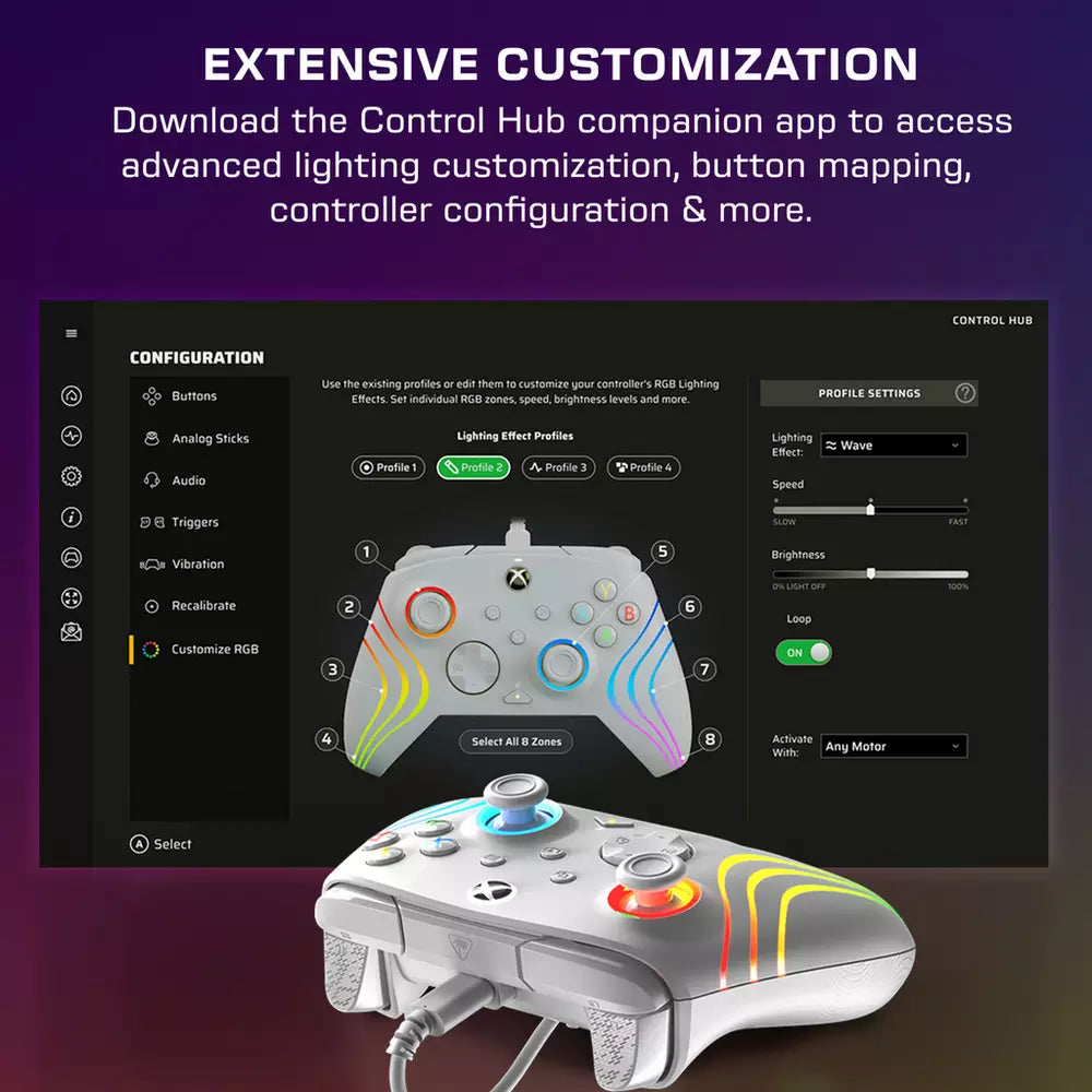 Turtle Beach Afterglow Wave RGB Xbox & PC Wired Controller