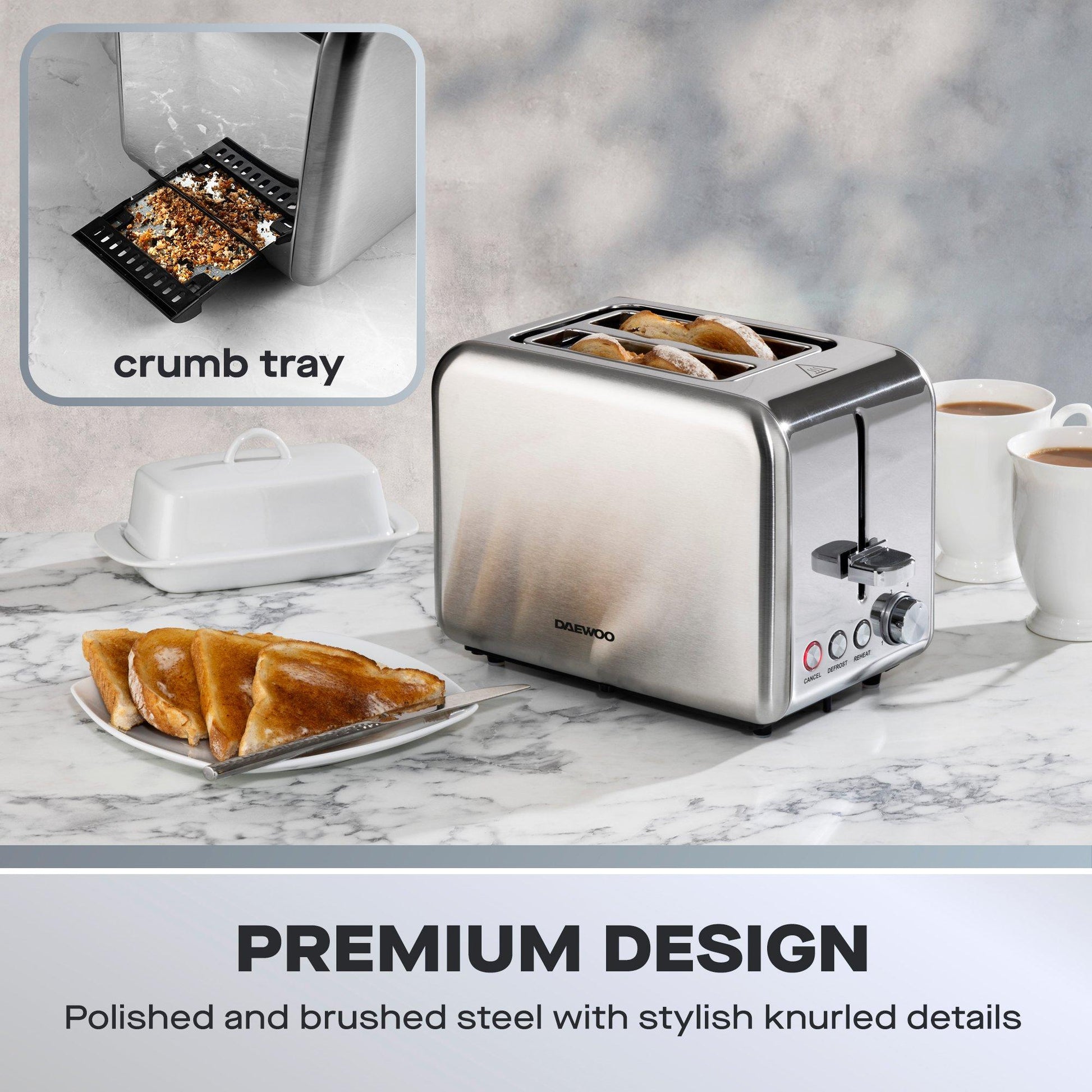 Daewoo Electricals Essential 2 Slice Toaster