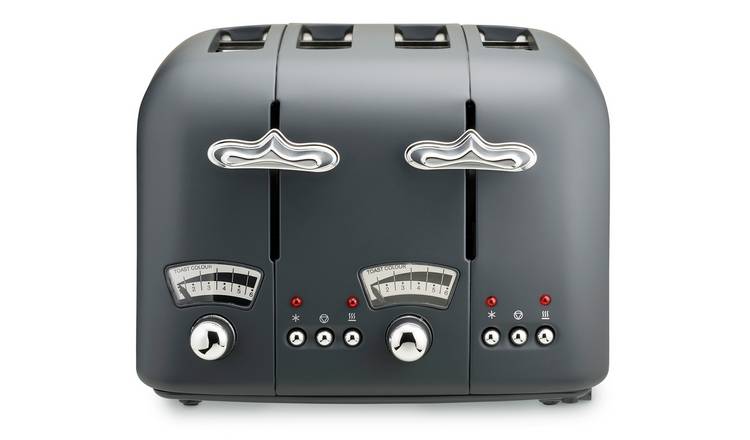 De'Longhi CT04.GY Argento Silva Toaster - Grey