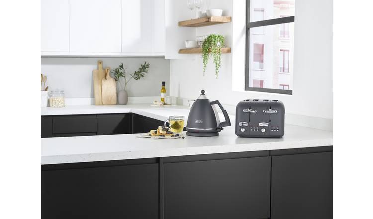 De'Longhi CT04.GY Argento Silva Toaster - Grey