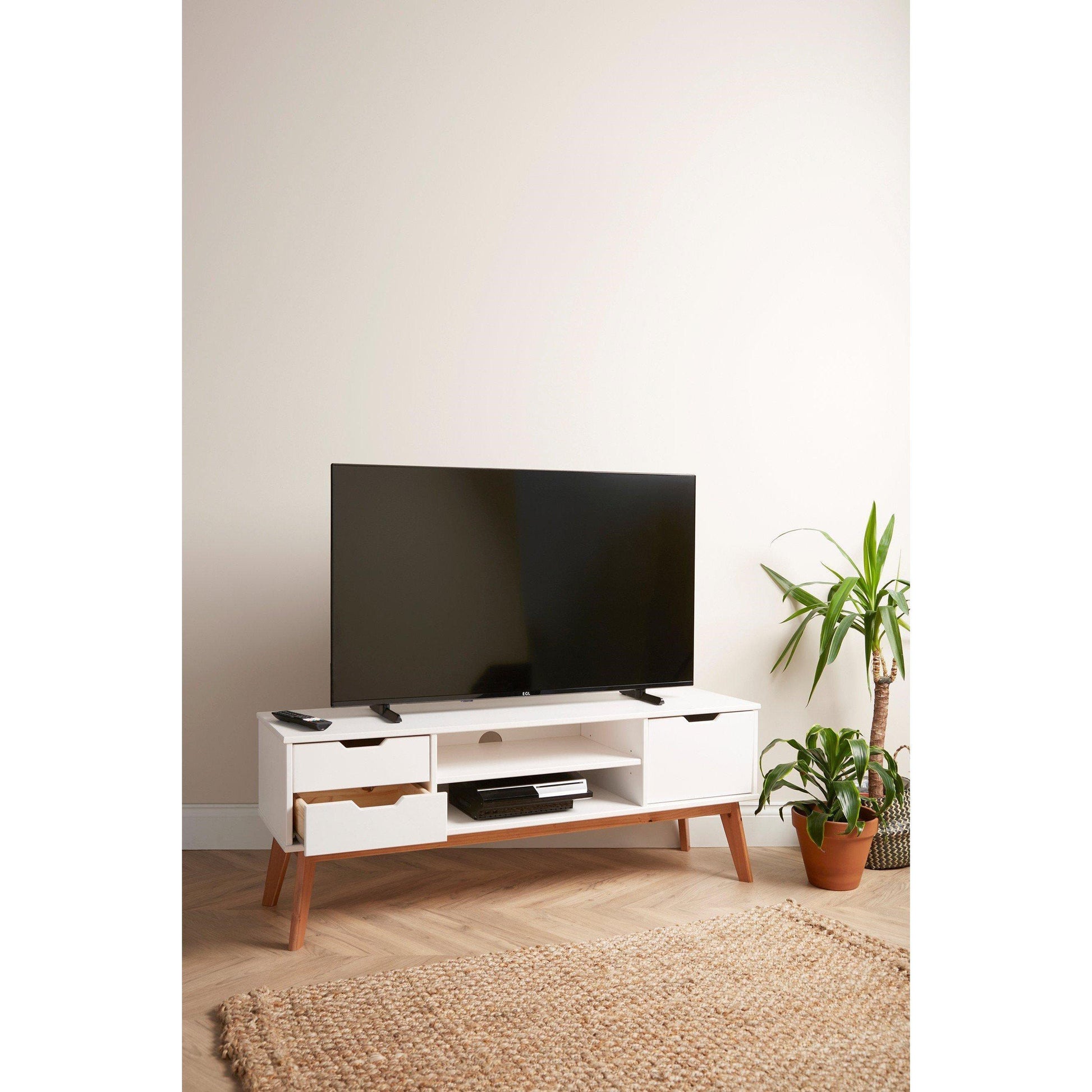 Homelife Bergen Solid Pine TV Unit