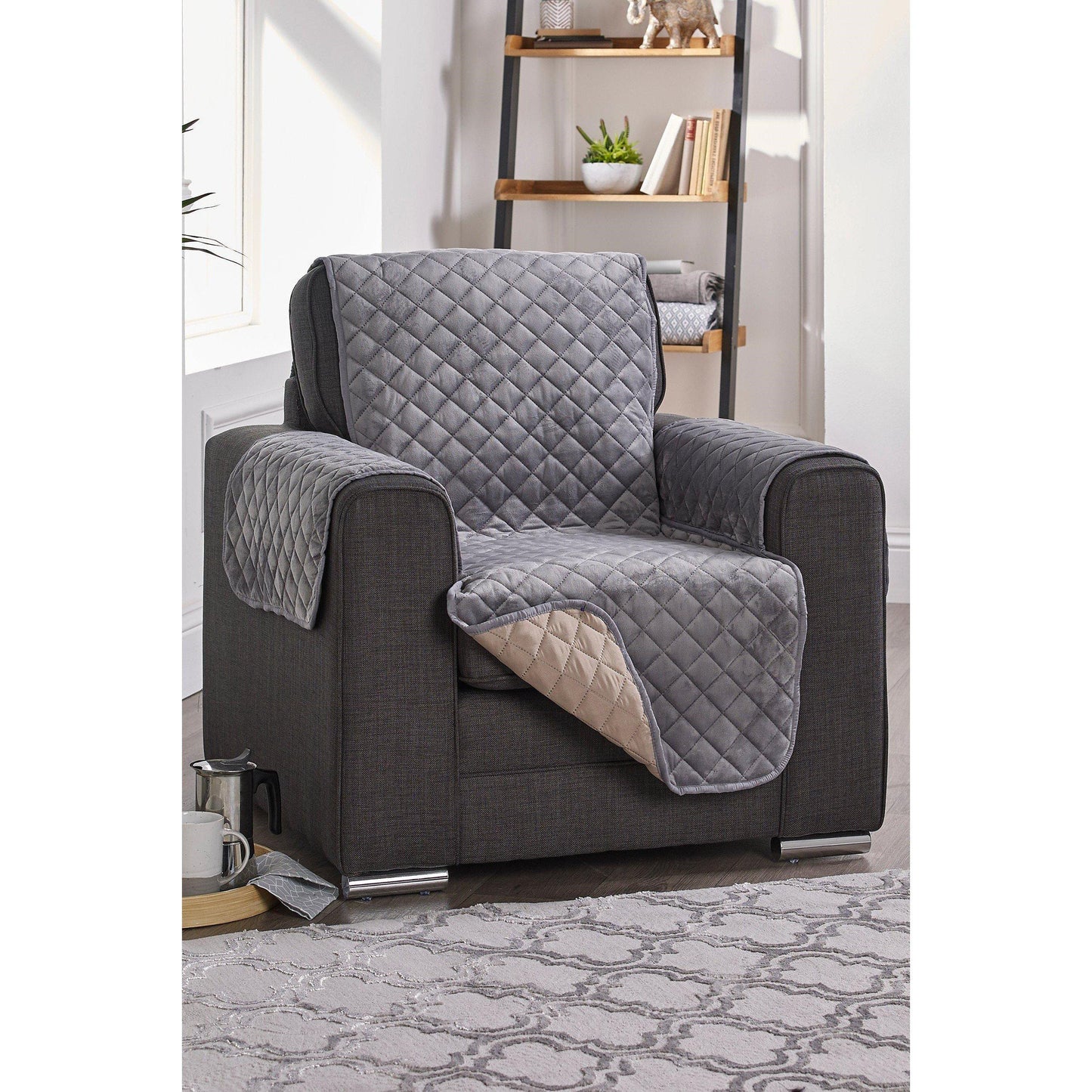 Homelife Reversible Faux Velvet Furniture Protector
