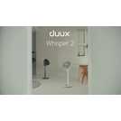 Duux Whisper 3 Grey Pedestal Fan - 13 Inch