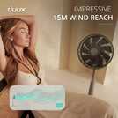 Duux Whisper 3 Grey Pedestal Fan - 13 Inch