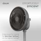 Duux Whisper 3 Grey Pedestal Fan - 13 Inch