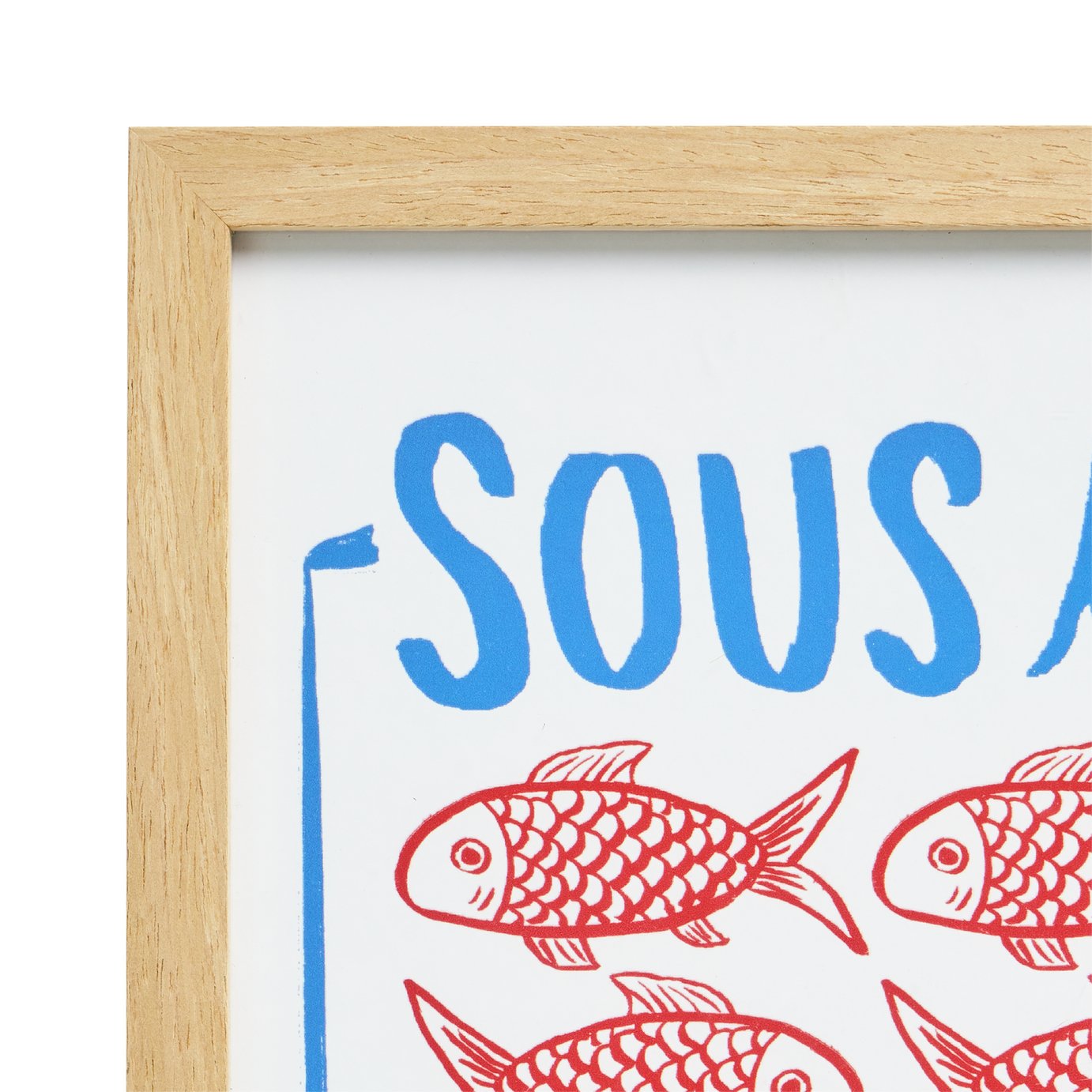 Argos Home Sous la Mer Framed Wall Art - A4
