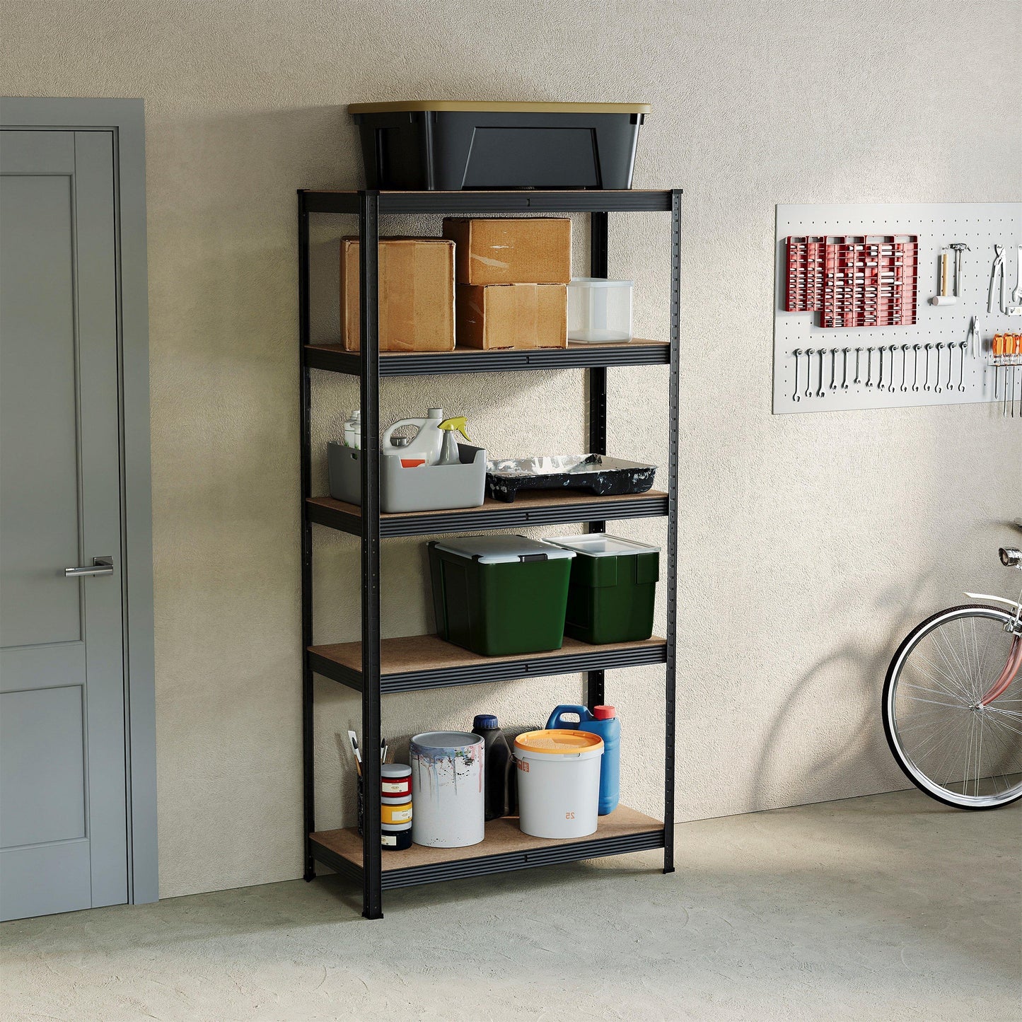 Lassic Home Vida 5 Tier Garage Shelf, Large