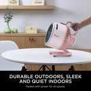 Shark FlexBreeze HydroGo Pink Misting Pedestal Fan - 6 Inch