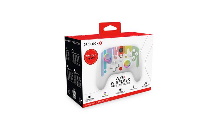 Gioteck WX5+ Switch 2,Switch,PC Wireless Controller Crayons