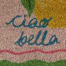 Argos Home Ciao Bella Lemon Coir Pink Doormat - 40x60cm