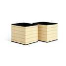 Habitat Set of 2 Square Boxes - Natural