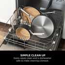 Ninja Extended Life Ceramic 3 Piece Aluminium Saucepan Set