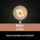Ninja Extended Life Ceramic 3 Piece Aluminium Saucepan Set