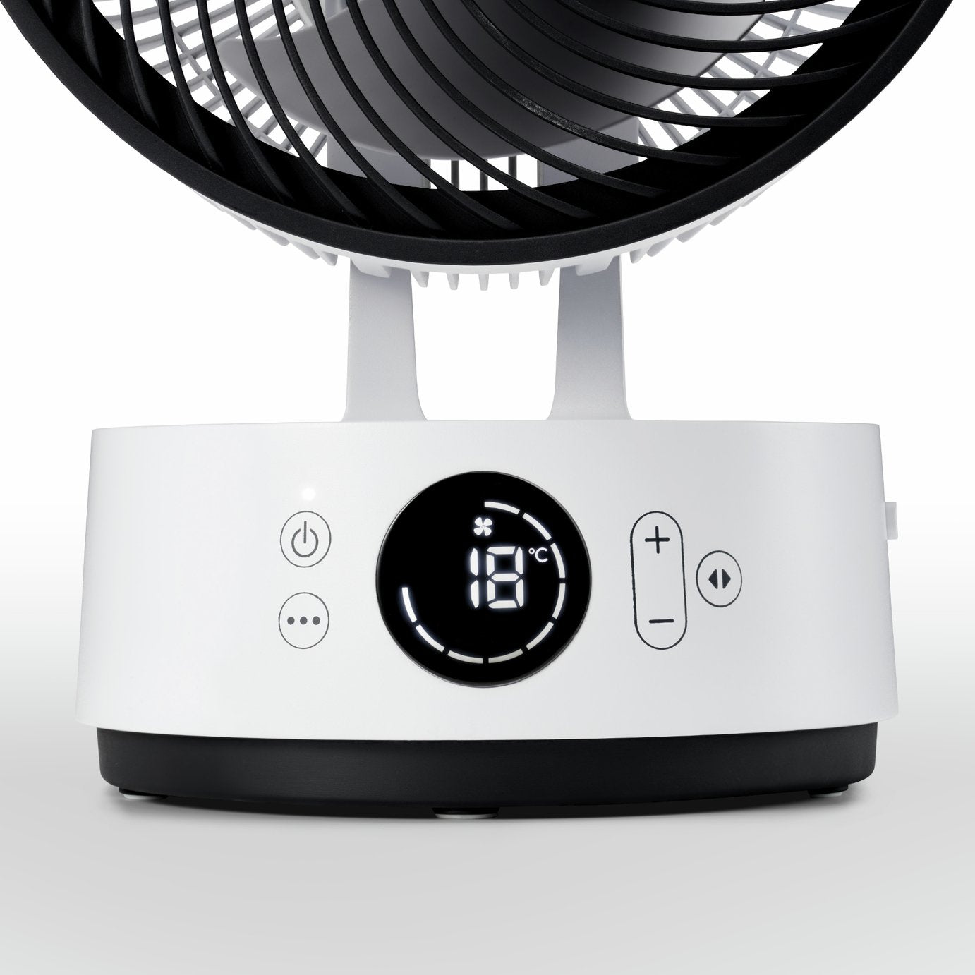 Meaco Sefte Rechargeable White Desk Fan - 8 Inch