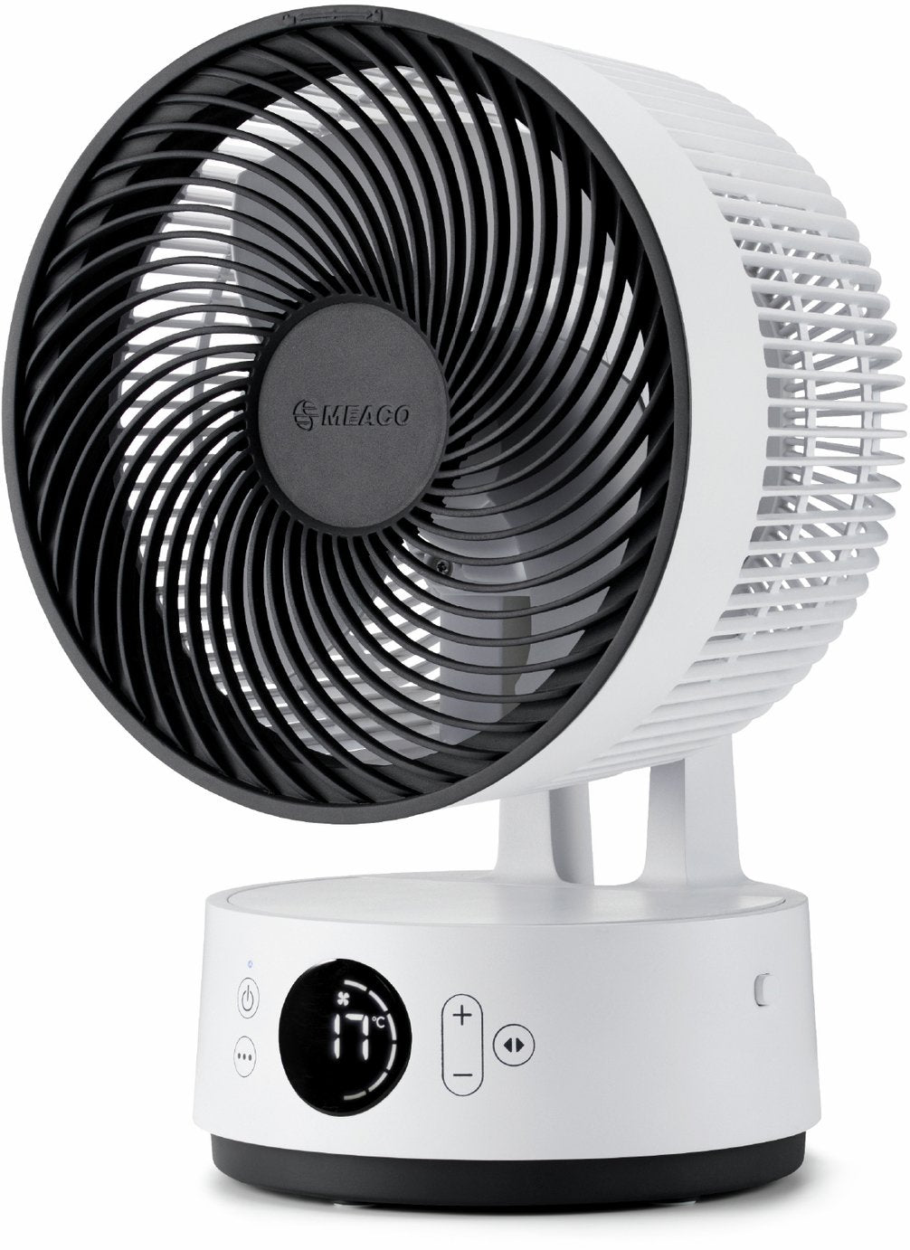 Meaco Sefte Rechargeable White Desk Fan - 8 Inch