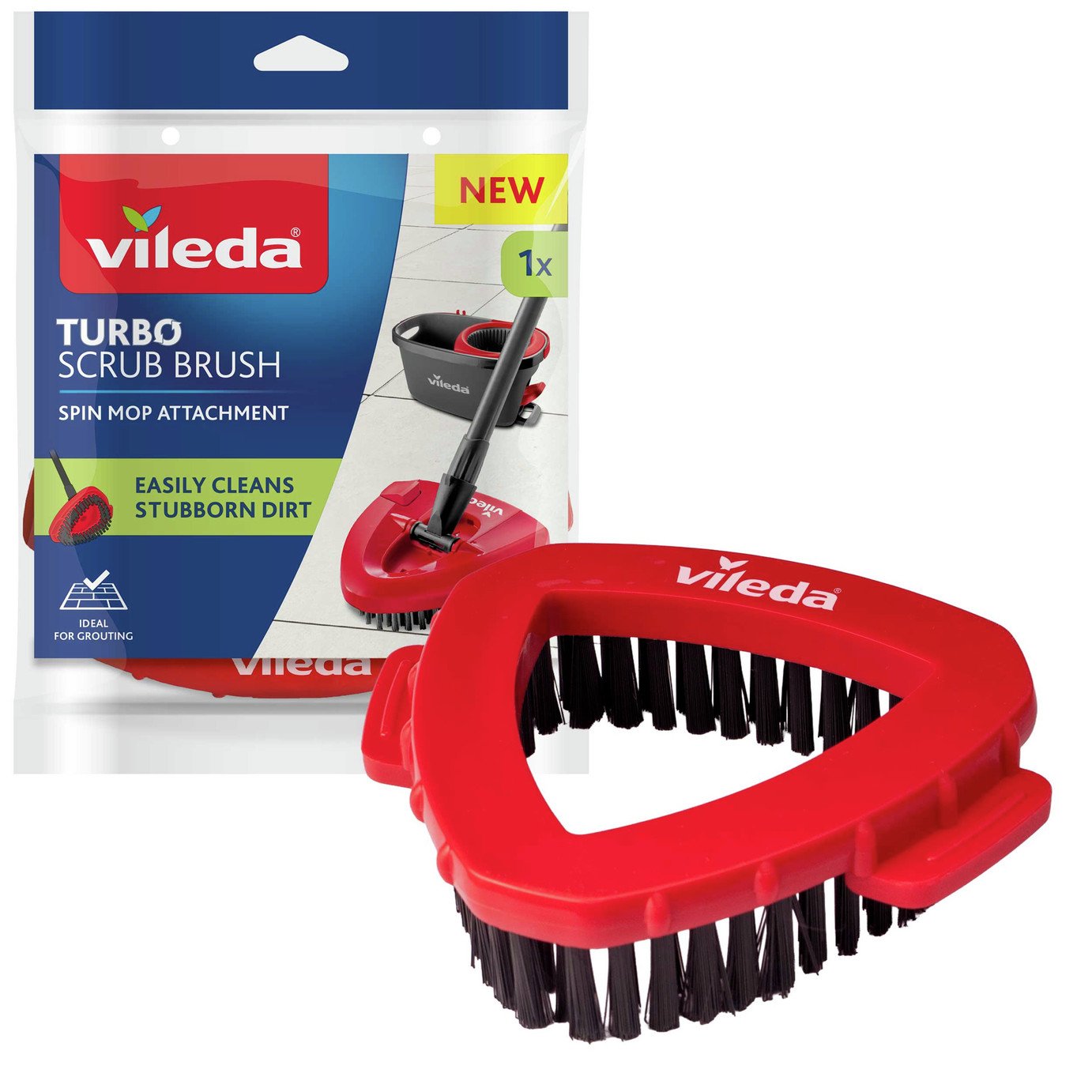 Vileda Turbo Spin Scrub Brush
