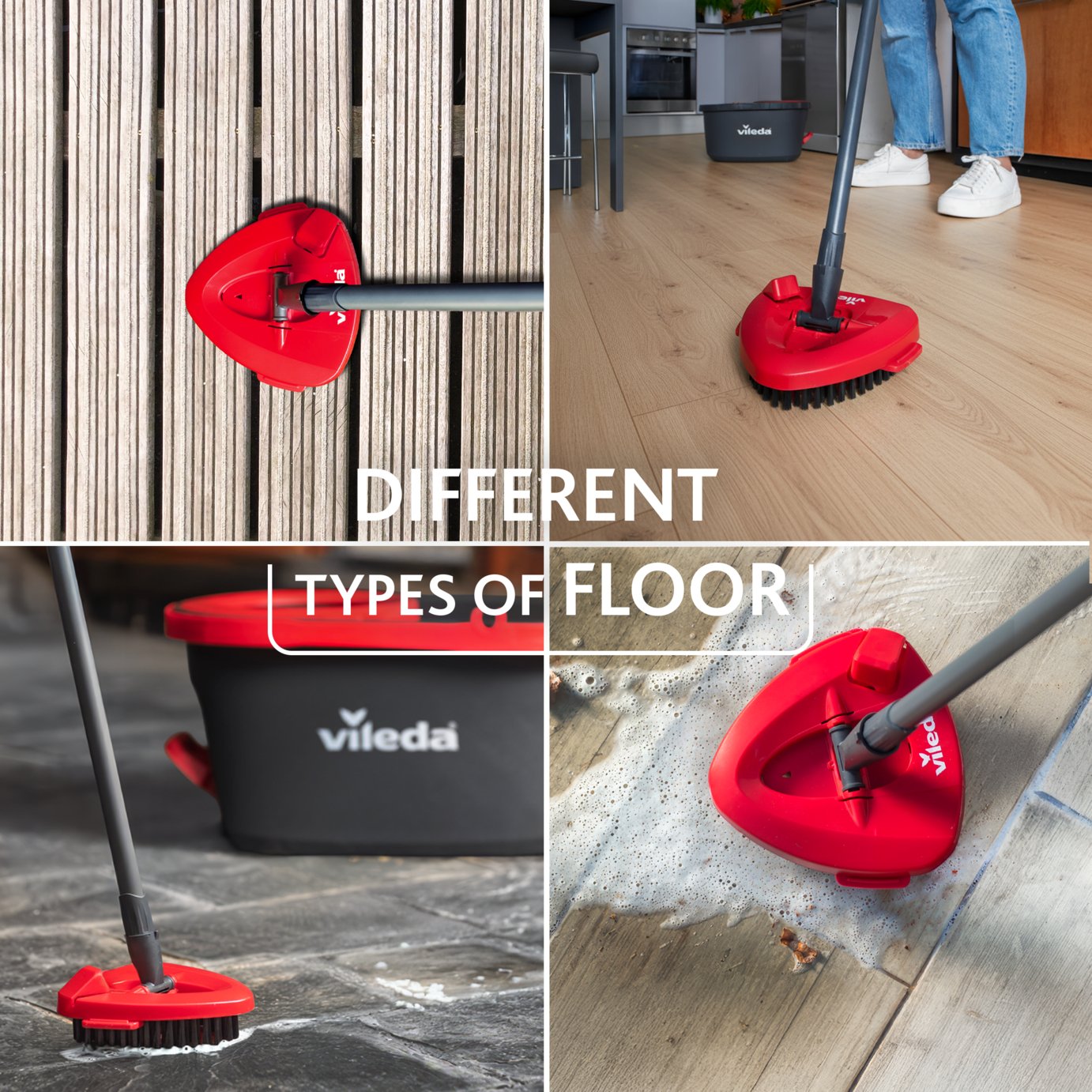Vileda Turbo Spin Scrub Brush