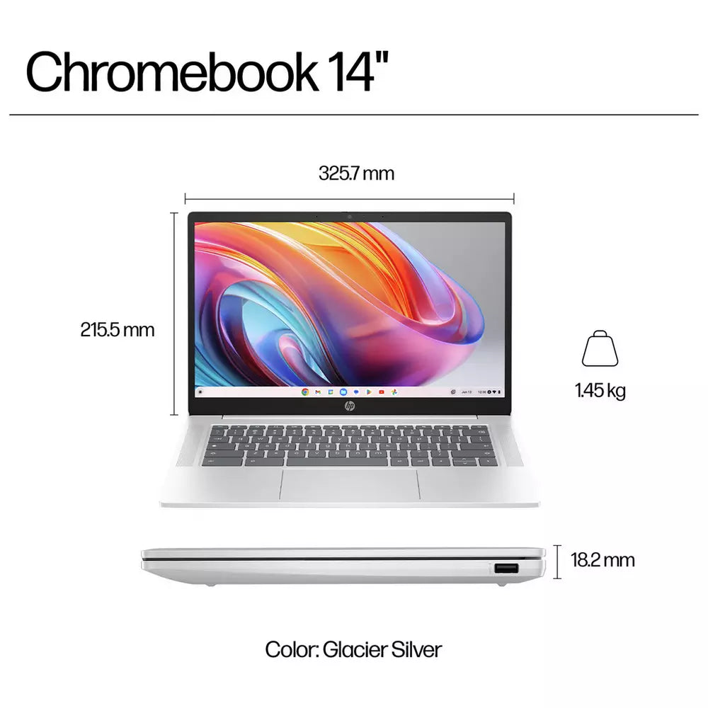 HP 14a-nf0002na 14in Intel N100 4GB 128GB Chromebook