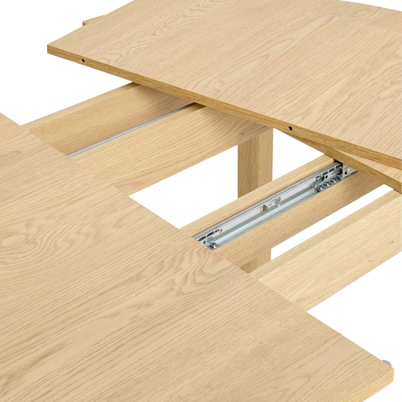 Argos Home Sendi Extend 2-4 Wood Effect Dining Table - Oak