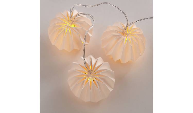 Searchlight Paper Lantern String Light