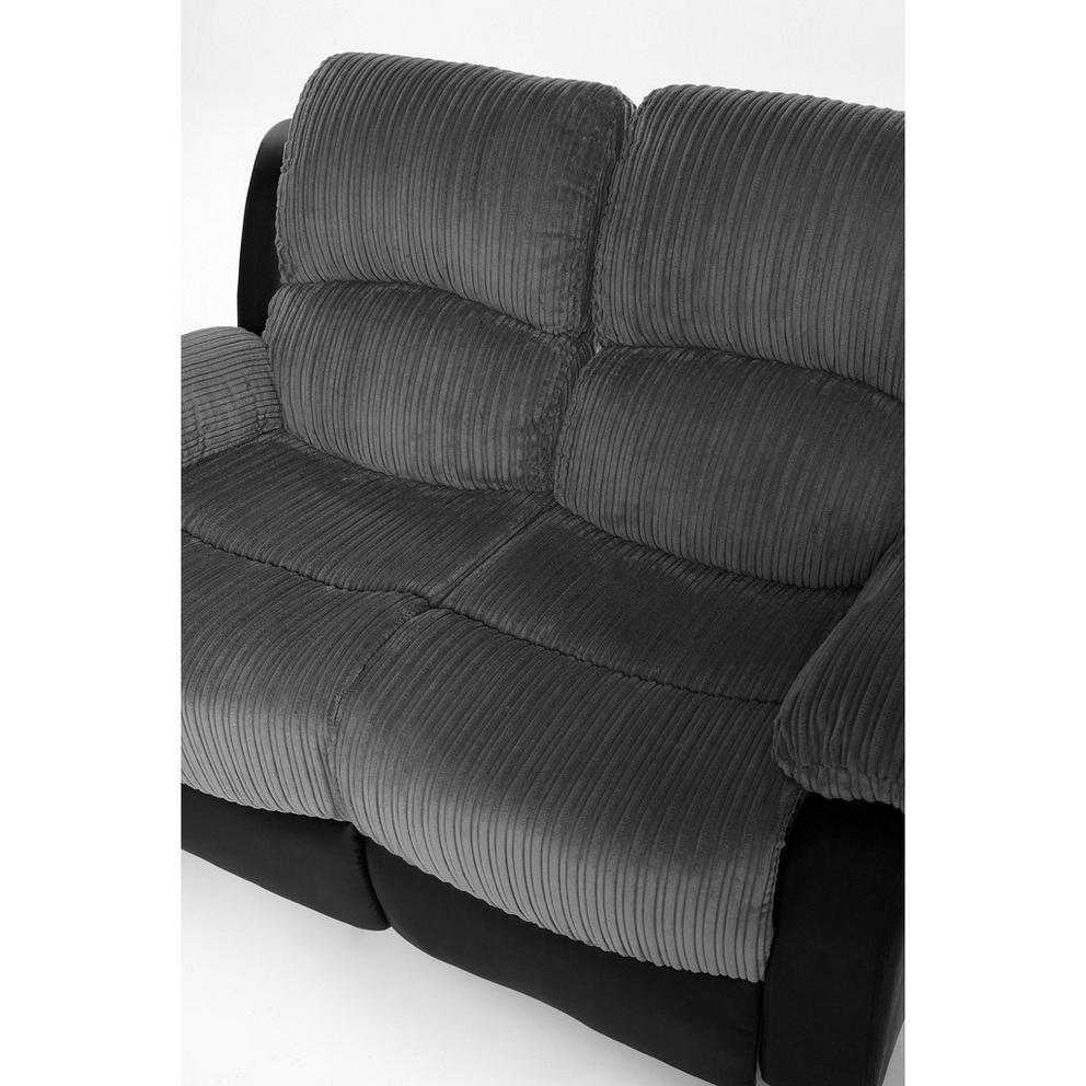 Canterbury Cord/Faux Leather Recliner 2 Seater Sofa