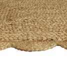 Argos Home Scallop Braided Natural Jute Doormat - 60x90cm