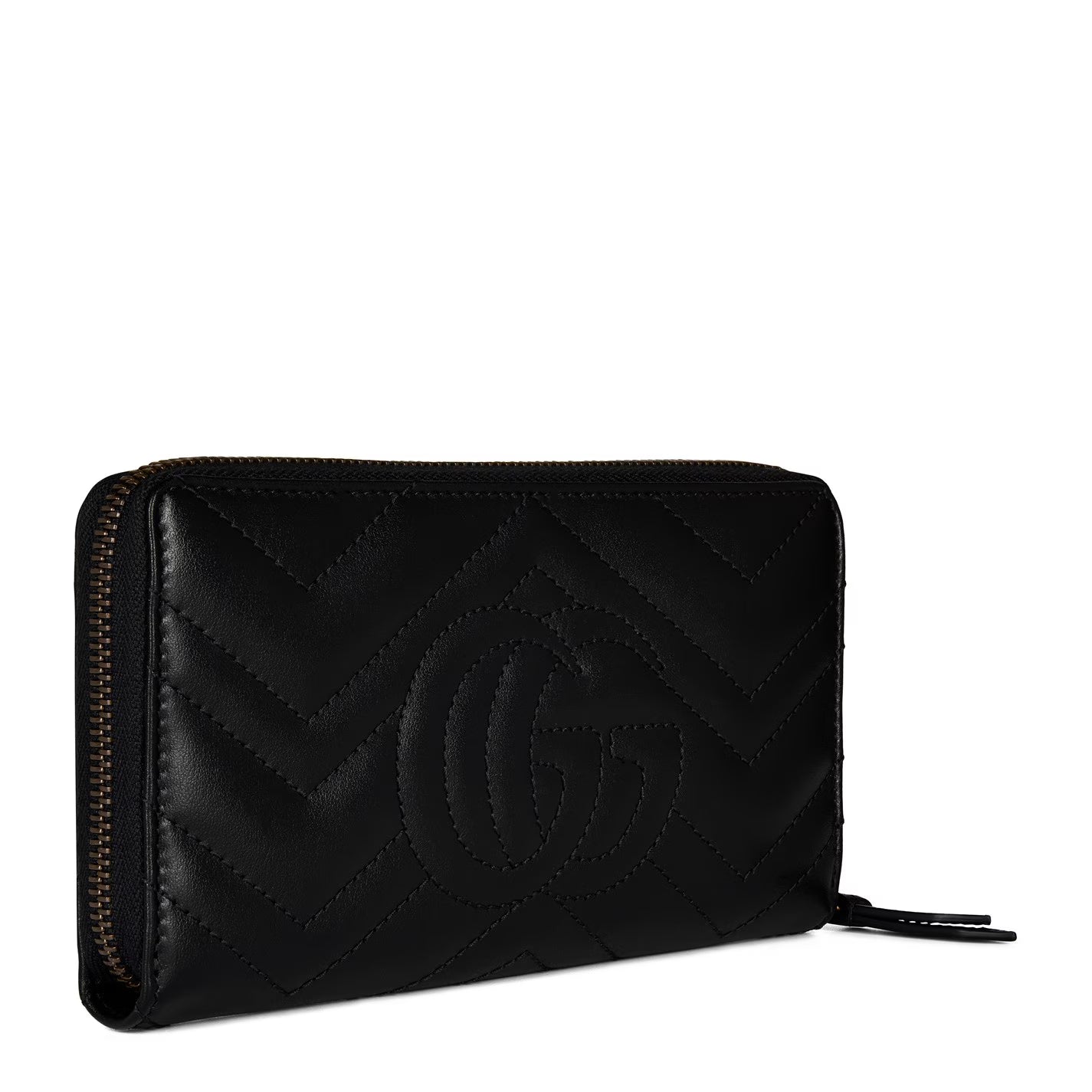 Women's Leather GG Marmont Zip Around Wallet