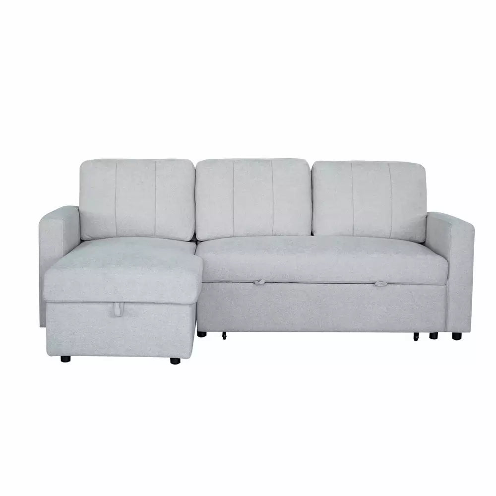Aspire Nexis Left Hand Storage Chaise Sofa Bed- Grey