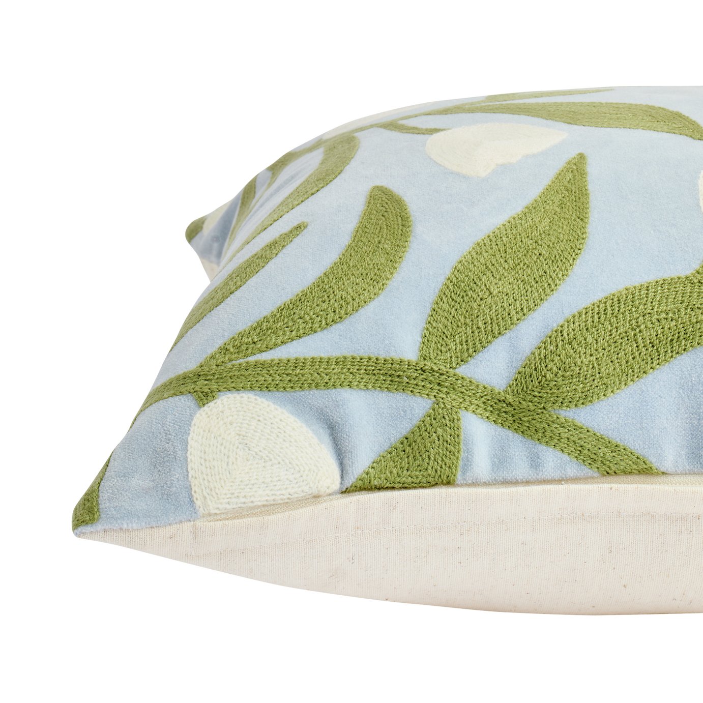 Habitat x Scion Odette Crewel Embroidery Cushion - 40x55cm
