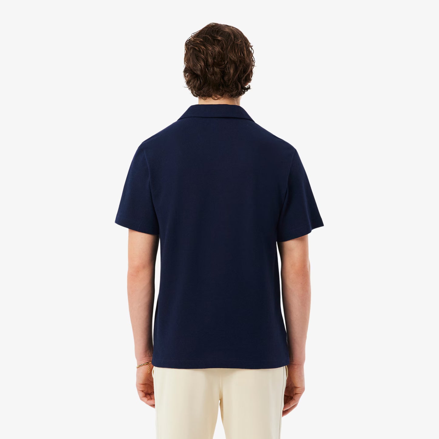 Classic Fit Cotton-Linen Polo Shirt
