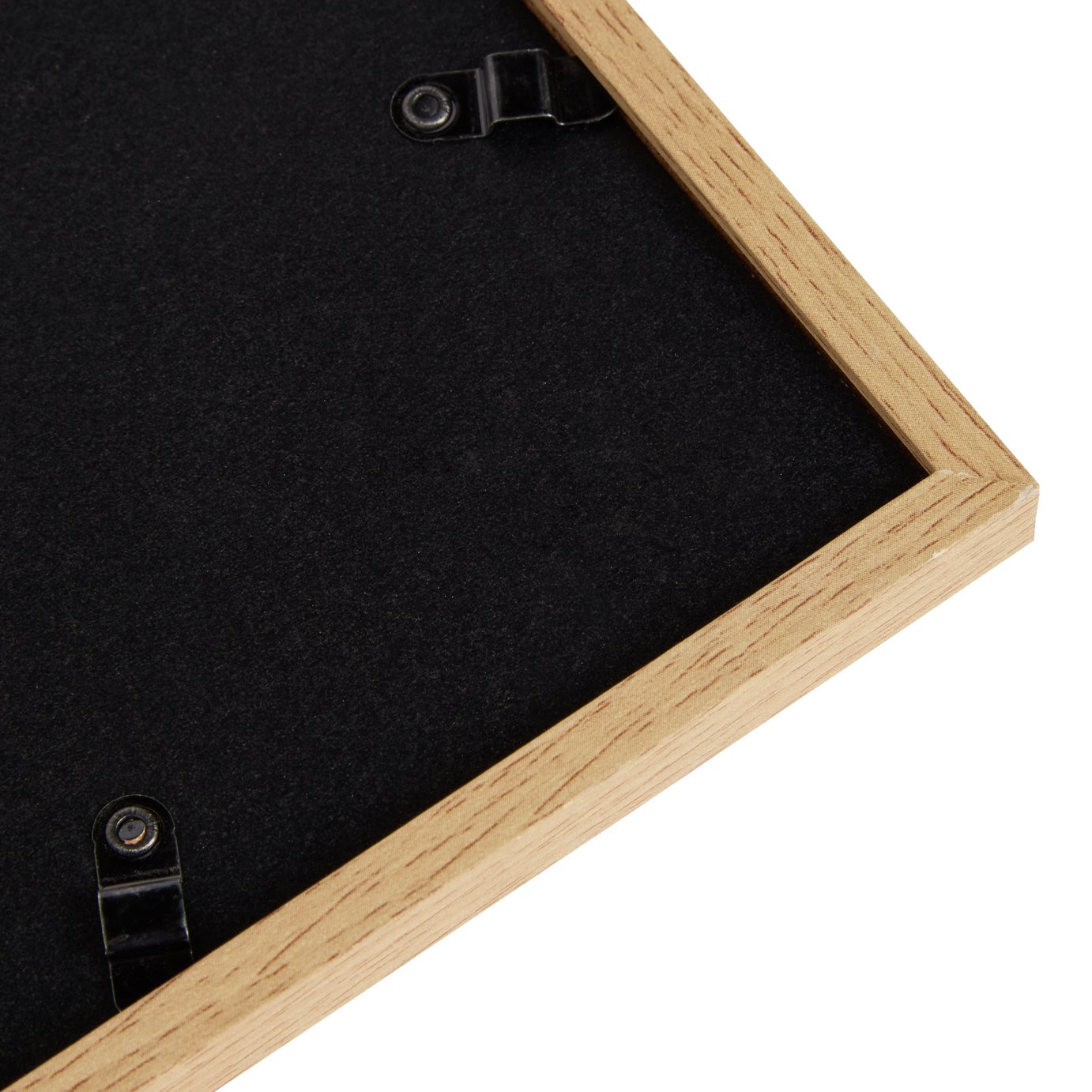 Argos Home Oversized Checkerboard Mustard Wooden Picture Frame - 5x7"