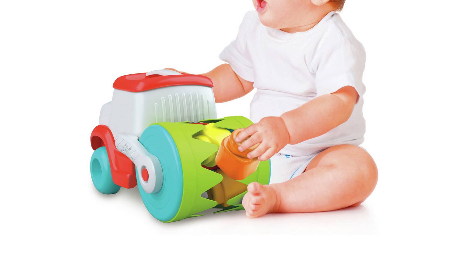 Clementoni Soft Clemmy Sensory Road Roller Toy