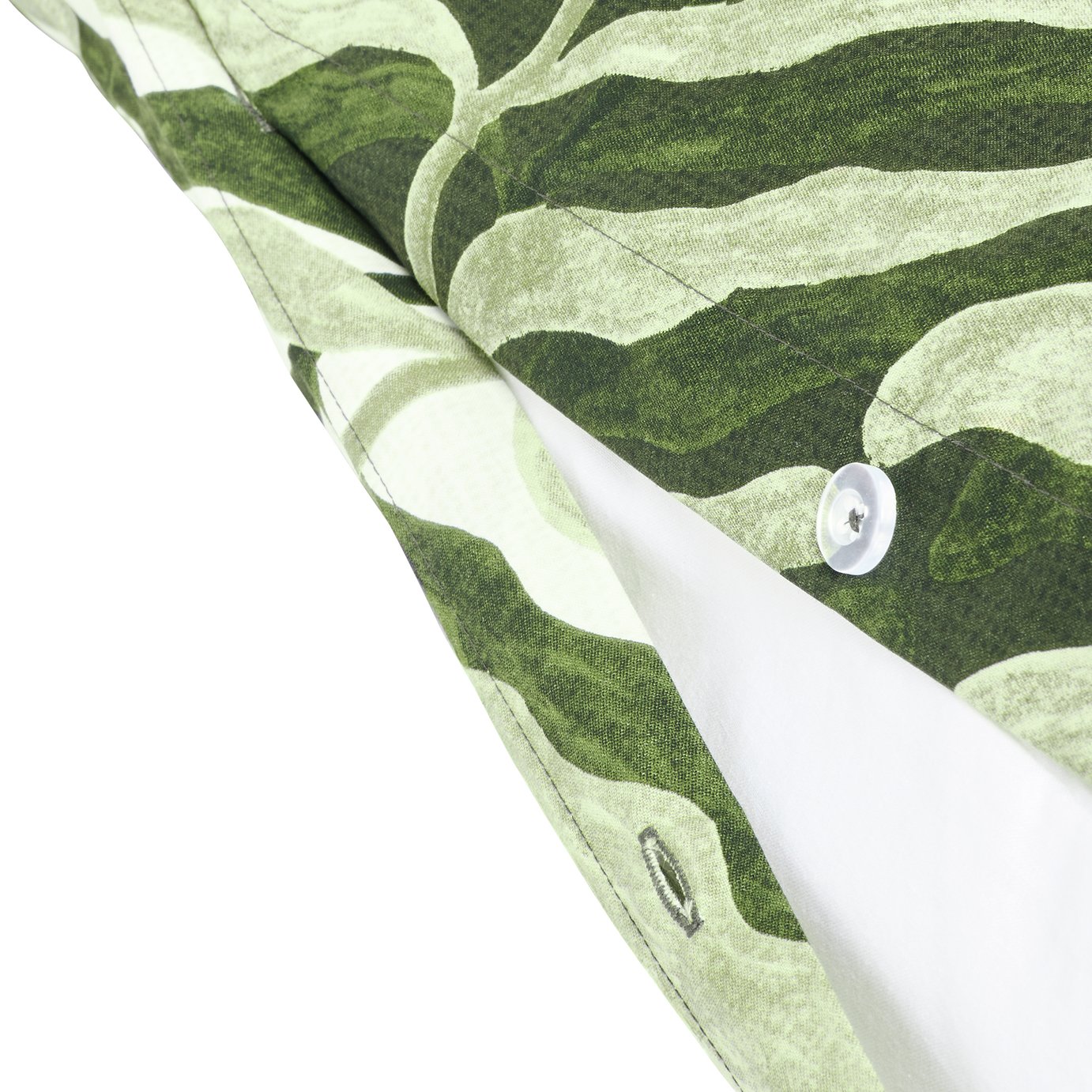 Habitat Leaf Printed Green Bedding Set - Single