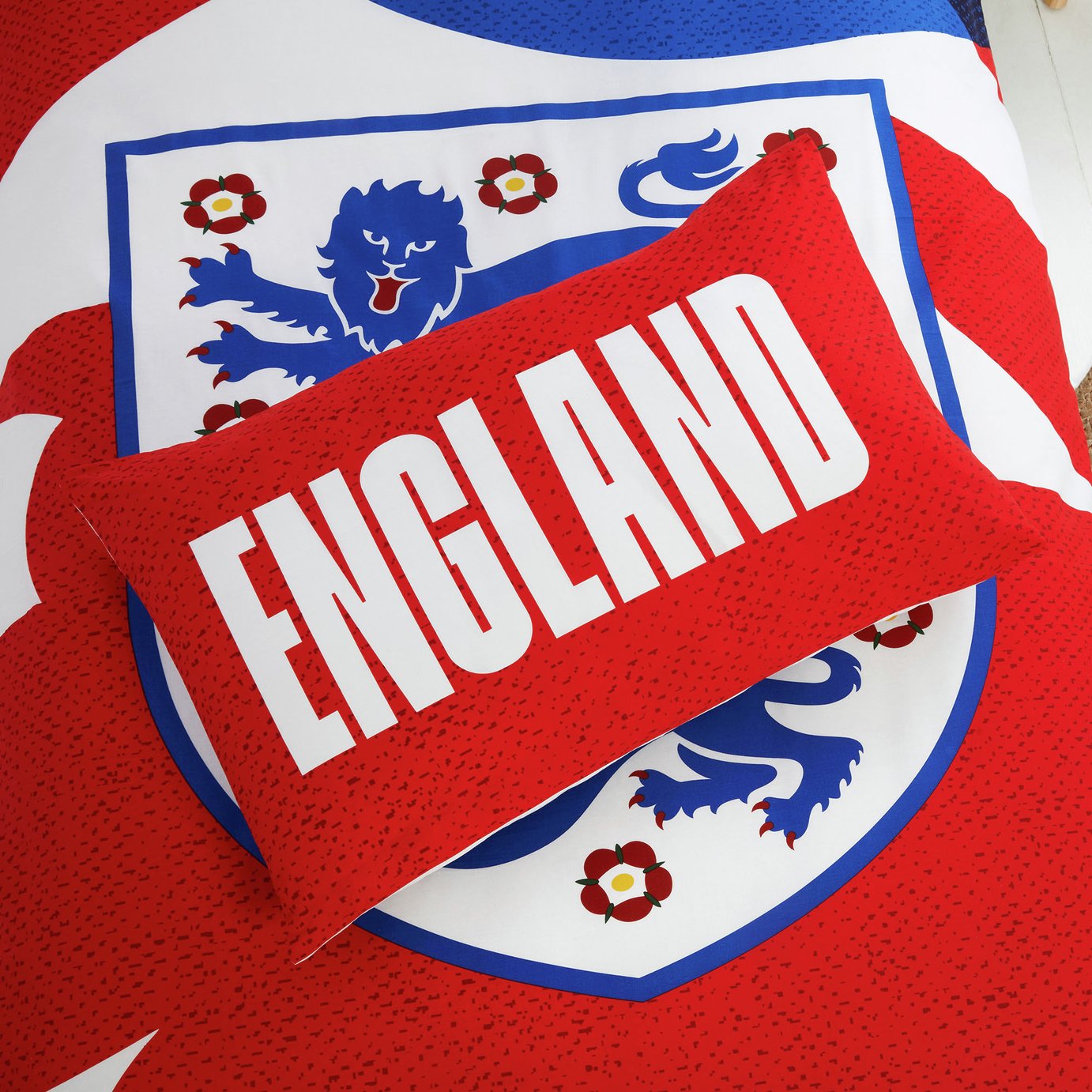 England FC Kids Blue Bedding Set - Single