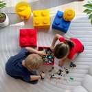LEGO Storage Brick 4 Knobs - Yellow