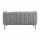 Argos Home Pandora Velvet 2 Seater Sofa - Grey