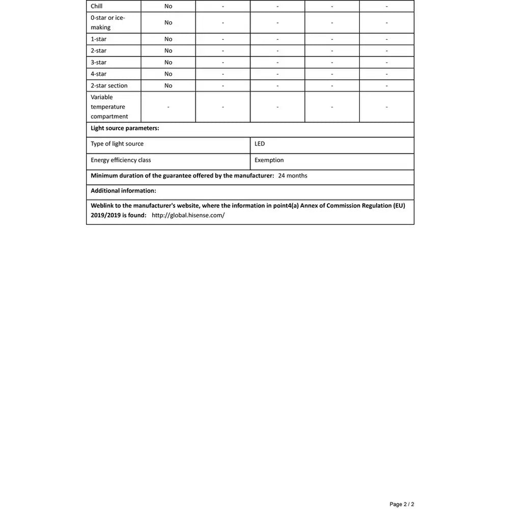 Hisense RL170D4BCE Under Counter Fridge - Stainless Steel