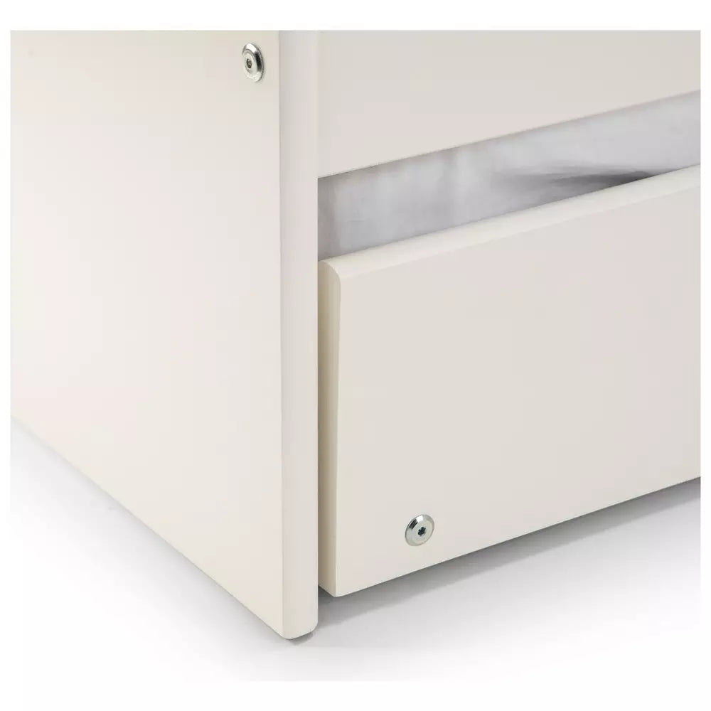 Julian Bowen Elba Trundle Day Bed & 2 Mattresses - White