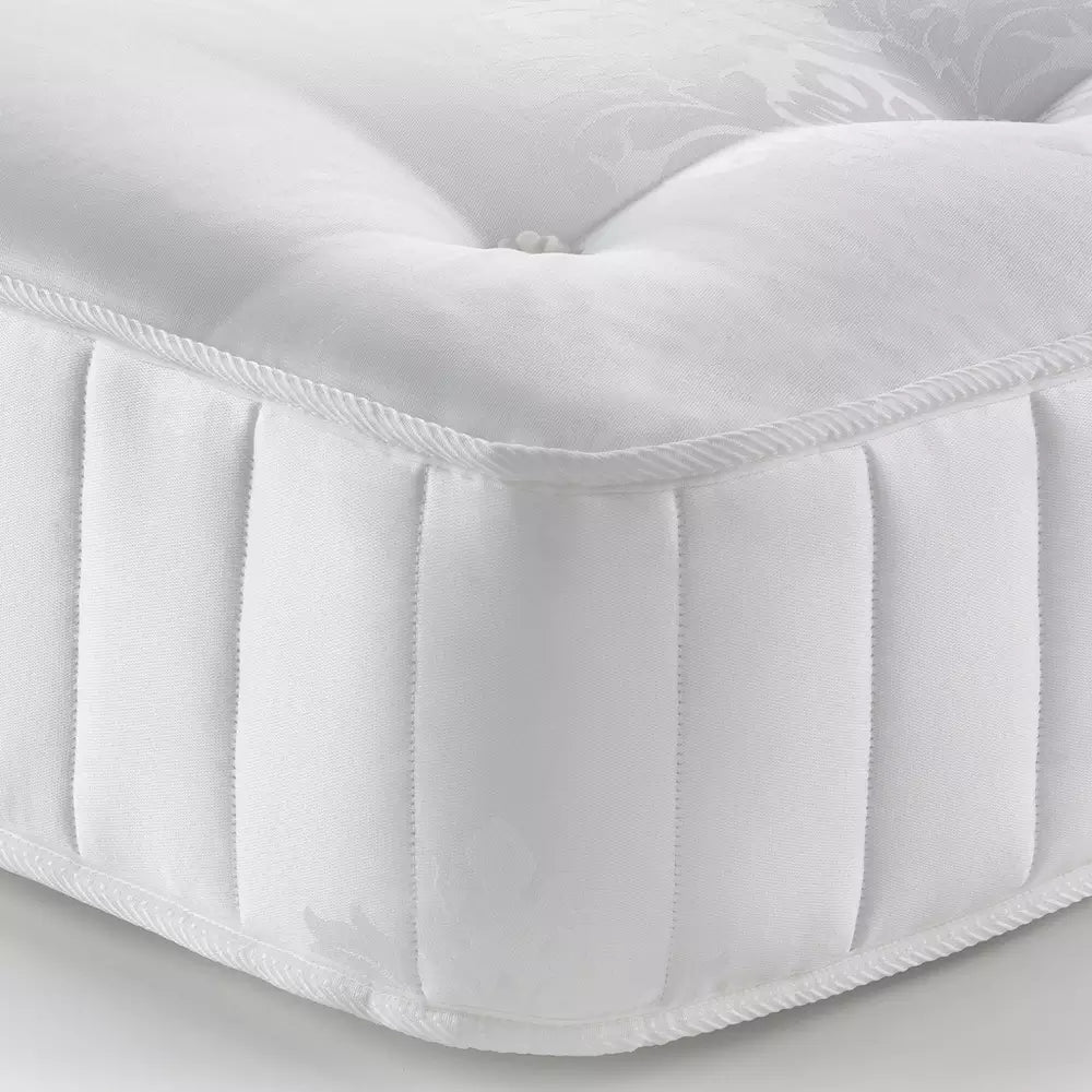 Julian Bowen Elba Trundle Day Bed & 2 Mattresses - White