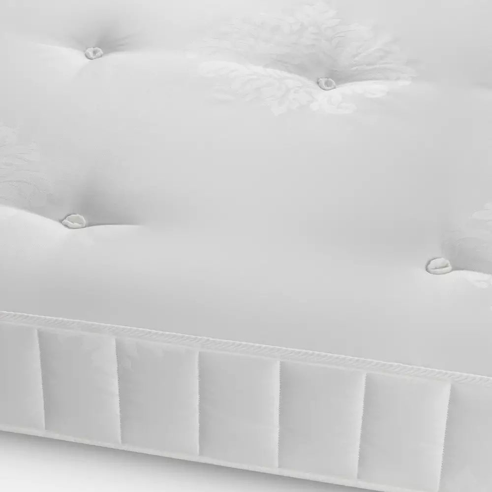 Julian Bowen Elba Trundle Day Bed & 2 Mattresses - White